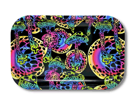 Psychedelic Mushroom Rolling Tray